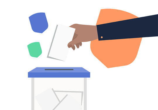 2024 Election Manifesto Image On White Background