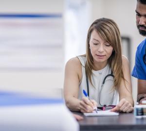 Doctors working together